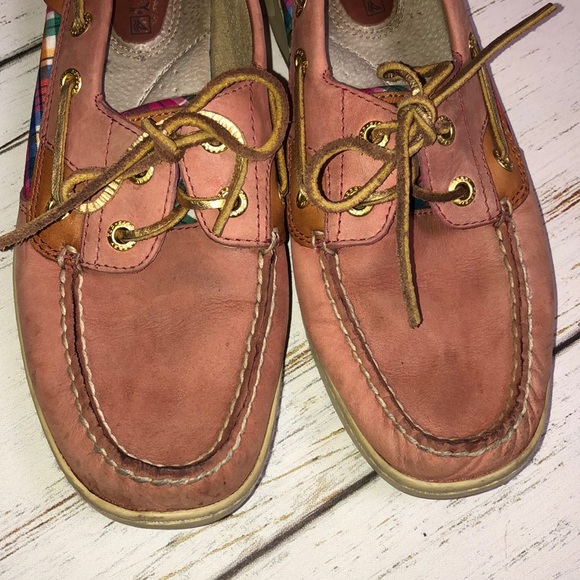 Sperry Top-Sider Pink Leather Boat Shoes - Picture 3 of 9